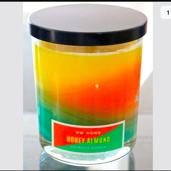 DW Home Accents Dw Home Candle Honey Almond Richly Scented New